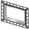 TECE loop / square / now telaio di installazione WC per montaggio a filo, 9240649, loop; square; now cromo [Placche di Scarico > Accessori per Placche di Scarico]