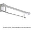 Keuco Plan Care maniglia di sostegno per lavabo, 34902010637, Plan Care cromo/nero grigio [Accessori Bagno > Maniglie di Sostegno]