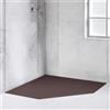 Bette Floor Caro piatto doccia pentagonale, 7191-402, Floor Caro ardesia [Piatti Doccia > Piatti Doccia Pentagonali]