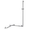 Keuco Plan Care asta saliscendi, con maniglia di sostegno, 34908016611, Plan Care cromo [Rubinetteria Bagno > Doccette / Supporti]