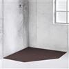 Bette Floor Caro piatto doccia pentagonale, 7191-401, Floor Caro antracite [Piatti Doccia > Piatti Doccia Pentagonali]