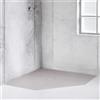 Bette Floor Caro piatto doccia pentagonale, 7191-412, Floor Caro quarzo [Piatti Doccia > Piatti Doccia Pentagonali]