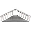Cosmic Working portaoggetti doccia, WJC205A0050001, 2380150 Working cromo [Accessori Bagno > Mensole Doccia]
