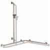 Hewi 805 asta saliscendi, 805.35.310 99, 805 acciaio inox spazzolato/bianco puro [Rubinetteria Bagno > Doccette / Supporti]