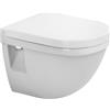Duravit Starck 3 WC sospeso Compact, versione corta, 2202090000, Compact Starck 3 bianco [WC > WC Sospesi]