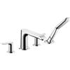 hansgrohe Metris rubinetto bordo vasca, miscelatore a due comandi, 31442000, Metris cromo [Rubinetteria Bagno > Rubinetteria Vasca]