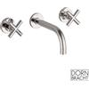 Dornbracht Tara. rubinetto lavabo a parete, 36712892-06, Tara. platino opaco [Rubinetteria Bagno > Rubinetteria Lavabo]
