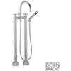 Dornbracht Tara. rubinetto vasca a pavimento, miscelatore a due comandi, 25943892-06, Tara. platino opaco [Rubinetteria Bagno > Rubinetteria Vasca]