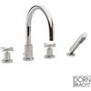 Dornbracht Tara. rubinetto bordo vasca, miscelatore a due comandi, 27512892-06, Tara. platino opaco [Rubinetteria Bagno > Rubinetteria Vasca]