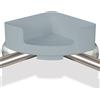 Hewi 802 LifeSystem portaoggetti doccia, 802.03.210 95, 802 LifeSystem grigio roccia [Accessori Bagno > Mensole Doccia]