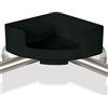 Hewi 802 LifeSystem portaoggetti doccia, 802.03.210 90, 802 LifeSystem nero profondo [Accessori Bagno > Mensole Doccia]