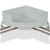 Hewi 802 LifeSystem portaoggetti doccia, 802.03.210 97, 802 LifeSystem grigio luce [Accessori Bagno > Mensole Doccia]