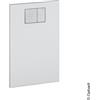 Geberit AquaClean pannello di design da applicare su cassette di scarico da incasso Geberit, 115322111, AquaClean Alba; AquaClean Mera; AquaClean Sela; AquaClean Tuma; Duofix [Elementi ad Incasso > Accessori per Elementi Incasso]