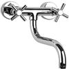 Herzbach Stilo rubinetto lavabo a parete, 14.954000.1.01, Stilo cromo [Rubinetteria Bagno > Rubinetteria Lavabo]