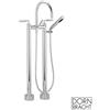 Dornbracht Tara. rubinetto vasca a pavimento, miscelatore a due comandi, 25943882-00, Tara. cromo [Rubinetteria Bagno > Rubinetteria Vasca]