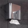 Emco System2 distributore per salviette di carta, antivandalo, 354900100, System2 cromo/nero [Accessori Bagno > Scatole Portasalviette]