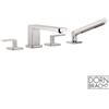 Dornbracht LULU rubinetto bordo vasca, miscelatore a due comandi, 27512710-06, LULU platino opaco [Rubinetteria Bagno > Rubinetteria Vasca]