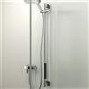 Emco System2 asta saliscendi, con maniglia di sostegno, 357021210, System2 cromo/nero [Rubinetteria Bagno > Doccette / Supporti]
