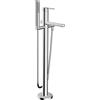 Hansa Ronda rubinetto vasca a pavimento, miscelatore monocomando, 03422073, Ronda cromo [Rubinetteria Bagno > Rubinetteria Vasca]