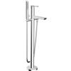 Hansa Ligna rubinetto vasca a pavimento, miscelatore monocomando, 06462083, Ligna cromo [Rubinetteria Bagno > Rubinetteria Vasca]