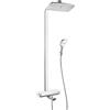 hansgrohe Raindance Select E colonna doccia con bocca di erogazione vasca, termostatico, 27113400, Raindance Select E bianco/cromo [Rubinetteria Bagno > Colonne Doccia]