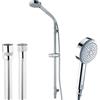 Bossini Dinamica set doccia con asta saliscendi, 1 tipo di getto, DA4003200030009, Dinamica cromo [Rubinetteria Bagno > Set Doccia]