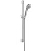 hansgrohe Crometta 85 set doccia con asta saliscendi, 1 tipo di getto, 27728000, Crometta 85 cromo [Rubinetteria Bagno > Set Doccia]