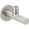 Herzbach Design iX valvola ad angolo, 1/2" x 3/8", 17.954780.1.09, Design iX acciaio inox spazzolato [Rubinetteria Bagno > Rubinetti Filtro]