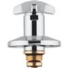 Grohe testina per valvole da incasso Trecorn Gr. marcatura rosso 3/4" cromo, 11505000, Atlanta cromo [Rubinetteria Bagno > Ricambi Rubinetteria Bagno]