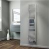 HSK Line termoarredo, funzionamento ad acqua calda o misto, 804178-88-M, Line argento [Radiatori > Termoarredo]