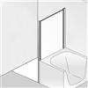 HSK Premium Softcube anta fissa laterale, per anta a battente con lato fisso, 6831090-41-50#178, Premium Softcube [Box Doccia > Pannelli Laterali]