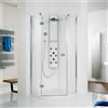 HSK Premium Softcube anta a battente, con lato fisso, 6860100-41-50#Li200, Premium Softcube [Box Doccia > Porte girevoli]