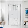 HSK Premium Softcube anta a battente, con lato fisso, 6860090-41-1000#Re200, Premium Softcube [Box Doccia > Porte girevoli]