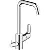 hansgrohe Focus M41 rubinetto da cucina, orientabile, con ingresso per elettrodomestici, 31823000, Focus M41 cromo [Rubinetteria da Cucina > Rubinetti da Cucina]