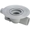 Viega Advantix corpo incasso per scarico bagno, per installazione standard DN 70, 284626, Advantix grigio [Canaline Doccia e Scarichi Bagno > Scarichi Bagno]