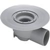 Viega Advantix corpo incasso per scarico bagno, per installazione standard DN 70, 284657, Advantix grigio [Canaline Doccia e Scarichi Bagno > Scarichi Bagno]