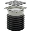 Viega Advantix scarico bagno, set completo DN 100, 663780, Advantix acciaio inox [Canaline Doccia e Scarichi Bagno > Scarichi Bagno]