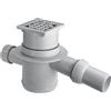 Viega Advantix scarico bagno, set completo, per installazione standard DN 50, 556907, Advantix acciaio inox [Canaline Doccia e Scarichi Bagno > Scarichi Bagno]