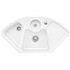 Villeroy & Boch Solo Eck lavello da cucina, 670802R1HL12, Solo Eck bianco alpino finitura a specchio [Lavelli da Cucina > per Base Sottolavello a partire da 90 cm]
