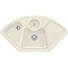 Villeroy & Boch Solo Eck lavello da cucina, 670801KRHL12, Solo Eck crema lucido [Lavelli da Cucina > per Base Sottolavello a partire da 90 cm]
