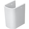 Duravit DuraStyle semicolonna per lavabo per le mani, 0858310000, DuraStyle bianco [Lavabi > Accessori Lavabo]