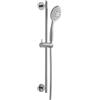 Herzbach LIVING SPA set doccia con asta, 3 tipi di getto, 11.698180.1.01, LIVING SPA cromo [Rubinetteria Bagno > Set Doccia]