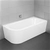 Bette Starlet Silhouette vasca da bagno ad angolo, con pannello laterale, 6690-000CELVK,1GR,PLUS+B601-901, Starlet Silhouette bianco [Vasche da Bagno > Vasche da Bagno ad Angolo]