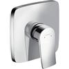 hansgrohe Metris rubinetto doccia da incasso con miscelatore, 31456000, Metris cromo [Rubinetteria Bagno > Rubinetteria Doccia]