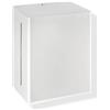 Hewi 805 distributore per salviette di carta, antivandalo, 805.06.555 99, 805 acciaio inox spazzolato/bianco puro [Accessori Bagno > Scatole Portasalviette]