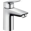 hansgrohe Logis rubinetto lavabo 100 LowFlow, 71104000, 100 LowFlow Logis cromo [Rubinetteria Bagno > Rubinetteria Lavabo]