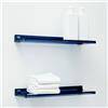 Kartell LAUFEN mensola, H3853300830001, Kartell LAUFEN blu/cromo [Accessori Bagno > Mensole]