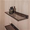 Kartell LAUFEN mensola, H3853300850001, Kartell LAUFEN grigio fumo/cromo [Accessori Bagno > Mensole]