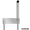 Dornbracht CL.1 set doccia con presa d'acqua e supporto, 1 tipo di getto, 27838979-06, CL.1; IMO; MEM; Symetrics; Universal platino opaco [Rubinetteria Bagno > Set Doccia]