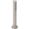 Herzbach Design iX doccetta, 1 tipo di getto, per montaggio su bordo vasca, 17.225600.1.09, Design iX acciaio inox spazzolato [Rubinetteria Bagno > Doccette / Supporti]